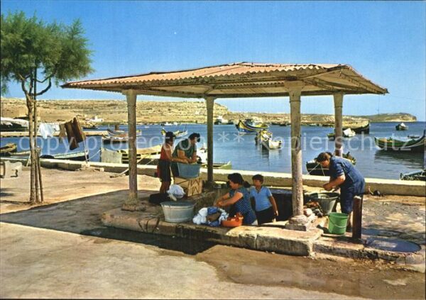 Malta Washing Women Marsaxlokk