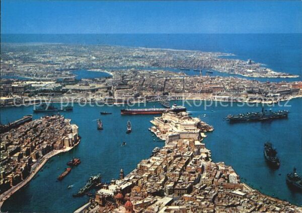 Grand Harbour Fliegeraufnahme