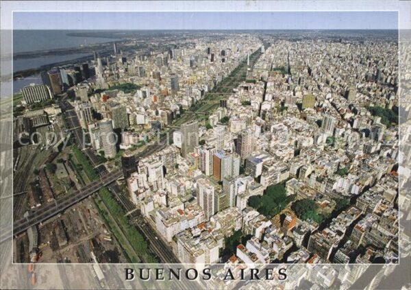 Buenos Aires Fliegeraufnahme Skyline