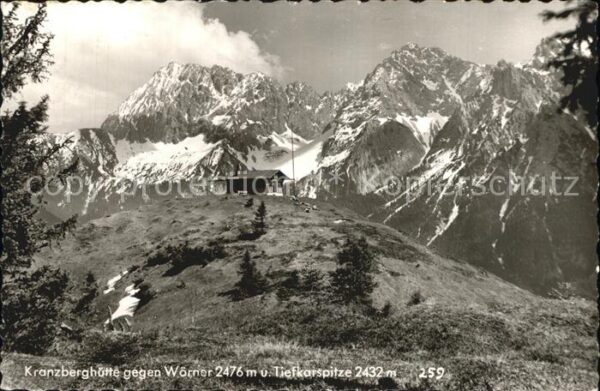 Mittenwald Bayern Kranzberghütte gegen Wörner