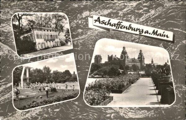 Aschaffenburg Main Freibad Park