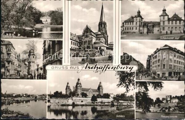 Aschaffenburg Main Schloss-Schönbusch Schönborner-Hof Stif