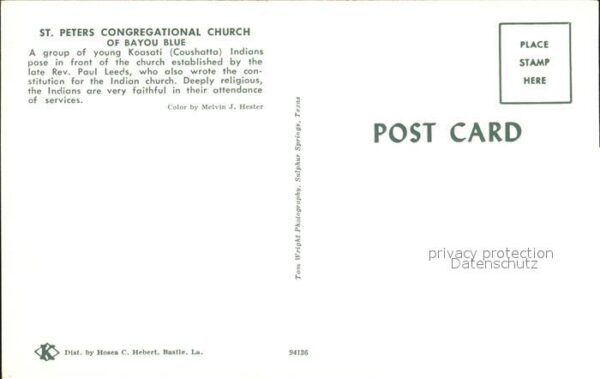 Coushatta Church of Bayou Blue – Bild 2