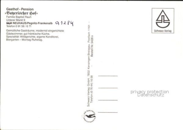 Neuhaus Pegnitz Gasthaus Pension Bayerischer Hof – Bild 2