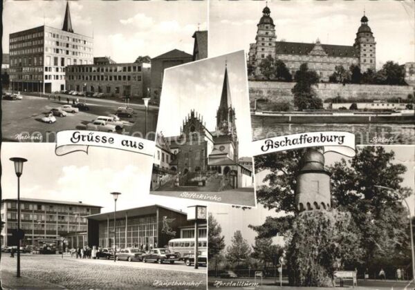 Aschaffenburg Main Schloß Herstallturm