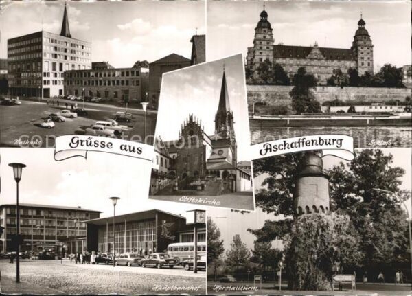Aschaffenburg Main Herstallturm Schloß