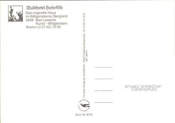 Bad Laasphe Waldhotel Haferstifte – Bild 2