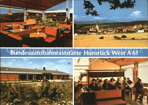 Hunsrueck Bundesautobahnraststätte Hunsrück West
