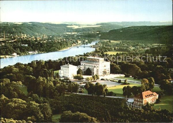 Essen Ruhr Fliegeraufnahme Villa Hügel mit Baldene