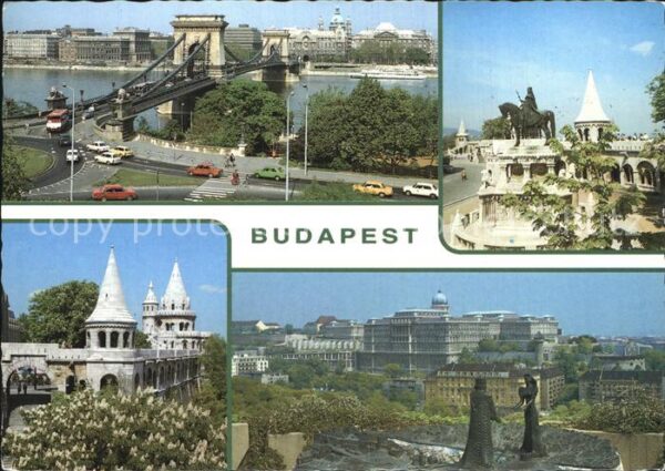 Budapest Fischerbastei Kettenbrücke