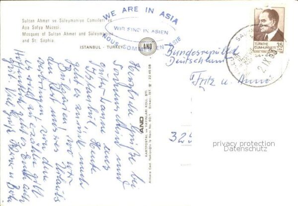 Istanbul Constantinopel Aya Sofya Müzesi – Bild 2