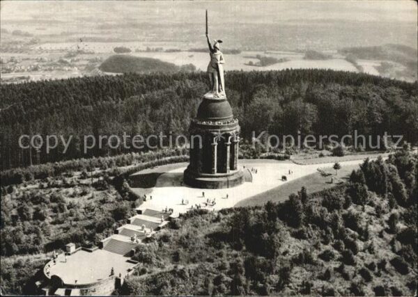 Hermannsdenkmal Fliegeraufnahme