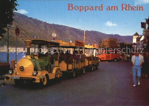 Boppard Rhein Bahn für Stadtrundfahrten