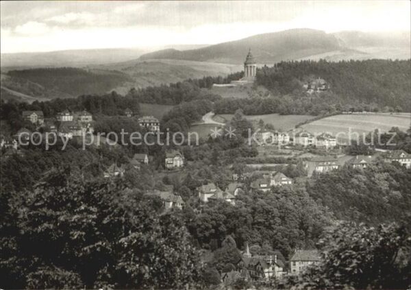 Eisenach Thueringen Blick von der Wartburg