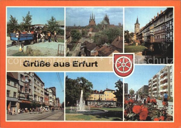 Eisenach Thueringen Dom Severi Krämerbrücke Anger