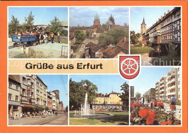 Eisenach Thueringen Dom Severi Krämerbrücke Anger