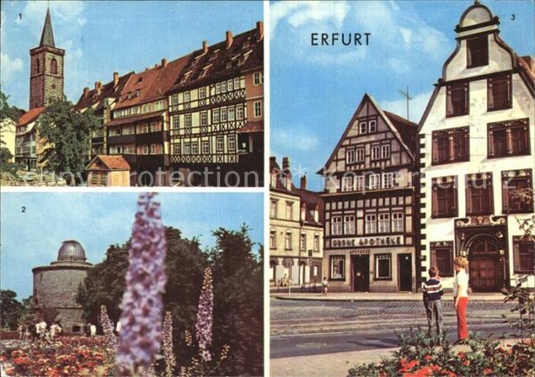 Eisenach Thueringen Krämerbrücke IGA Volksstenwarte Weinres