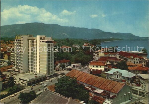Penang Fliegeraufnahme Hotel Continental und H