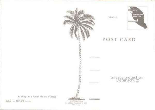 Malaysia Malaya Dorf-Shop – Bild 2
