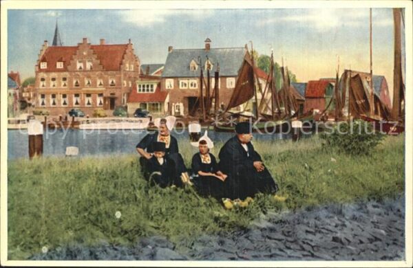 Volendam Hafen Tracht