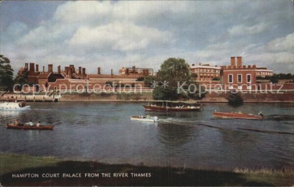 Hampton Court Palace from the River Thames