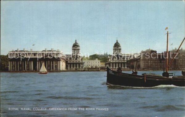 Greenwich London Royal Naval College Thames