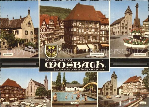 Mosbach Baden Schlößchen Palmsches-Haus Freibad Markt