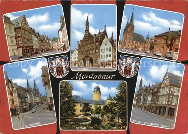 Montabaur Westerwald Kirchstrasse Markt Schloß