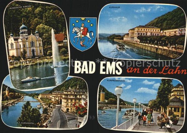 Bad Ems Kurhaus Lahn Kurviertel Russische-Kirch