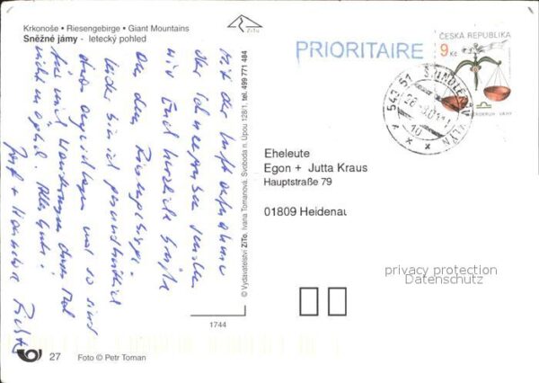 Krkonose Snezne Jamy Fliegeraufnahme – Bild 2