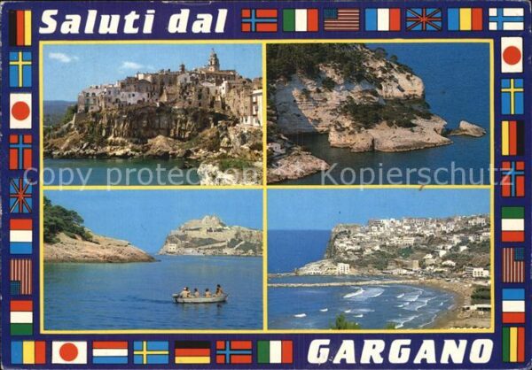 Gargano Partien am Meer