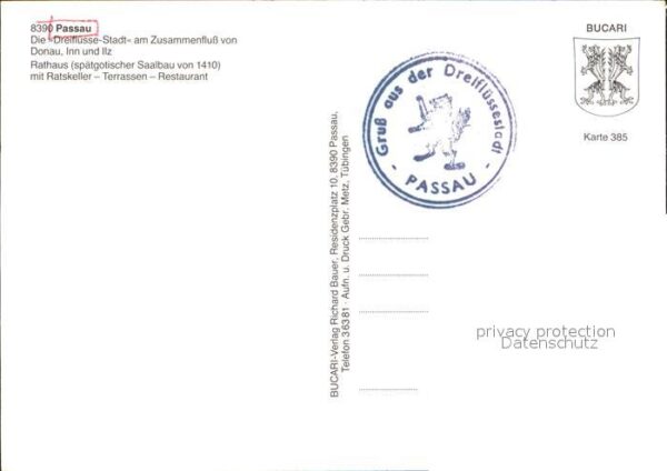 Passau Rathaus Ratskeller Donau Inn Ilz – Bild 2