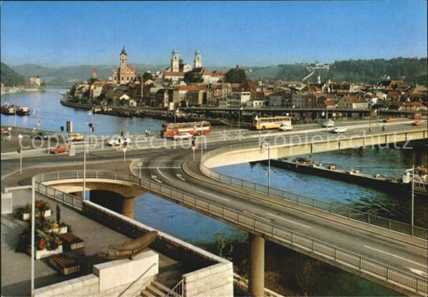 Passau Schanzenbrücke Donau Inn Ilz
