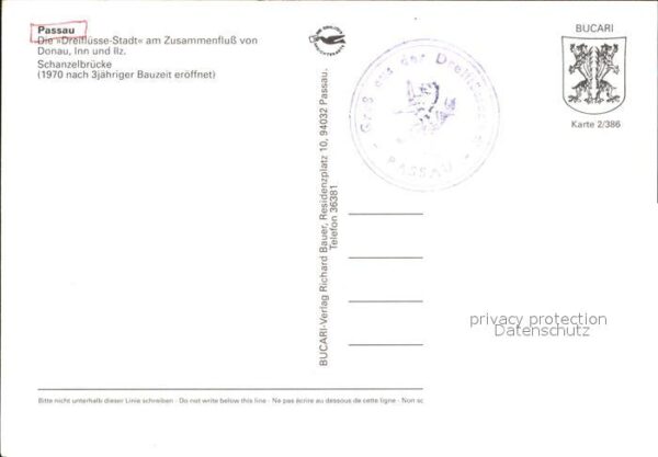 Passau Schanzenbrücke Donau Inn Ilz – Bild 2