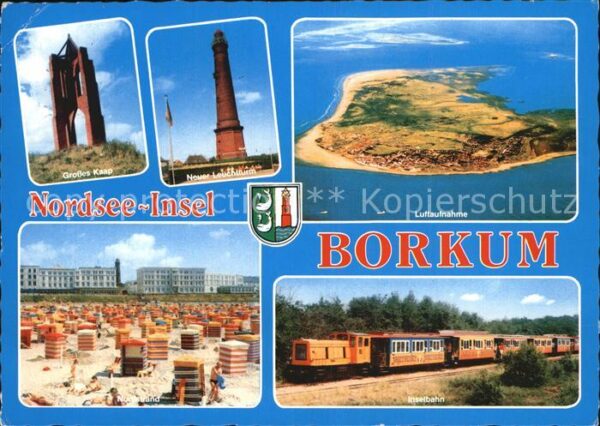 Borkum Kaap Leuchtturm Fliegeraufnahme Strand
