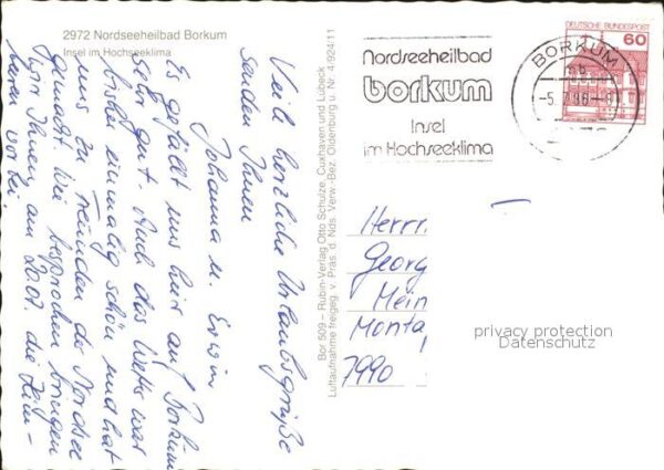 Borkum Kaap Leuchtturm Fliegeraufnahme Strand – Bild 2