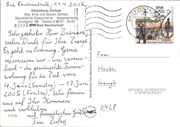 Bad Reichenhall Gästehaus Zerfass – Bild 2