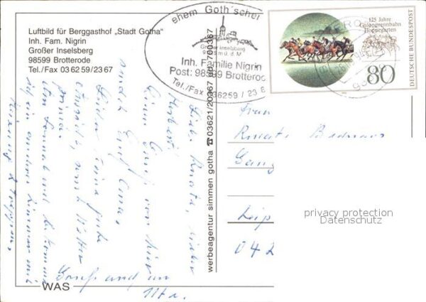 Brotterode Fliegeraufnahme Großer Inselsberg mit S – Bild 2