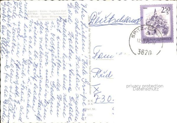 Wachau Oesterreich Aggstein Krems Stift-Melk Spitz Weissen – Bild 2