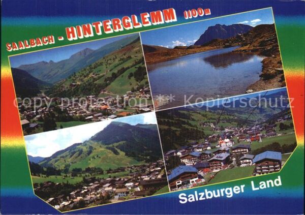 Saalbach-Hinterglemm Fliegeraufnahme Hochtorsee Zwölferkogel