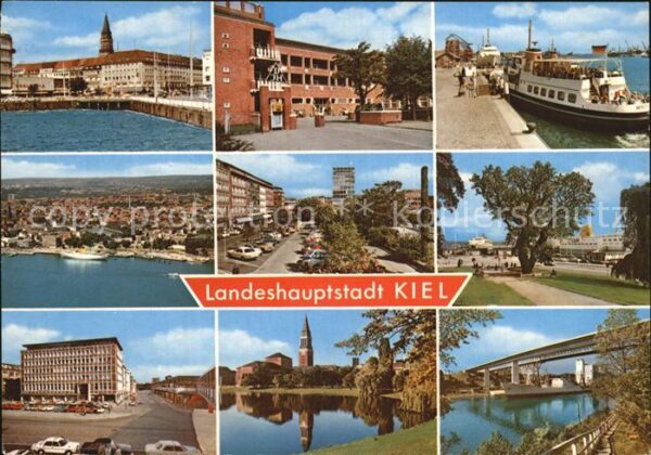 Kiel Fliegeraufnahme Hafen