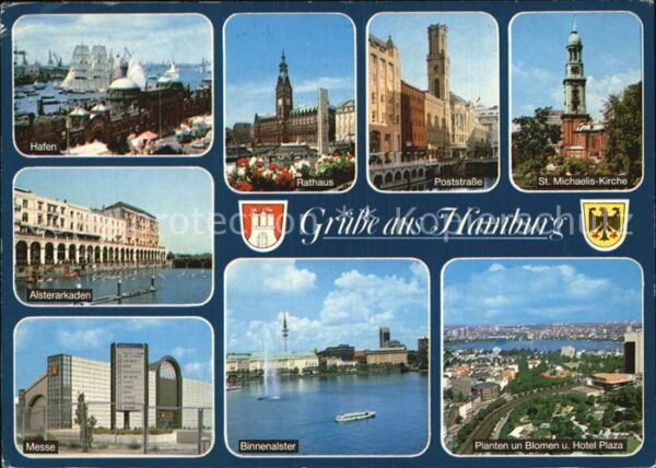 Hamburg Hafen Hotel-Plaza Planten und Blomen Bi