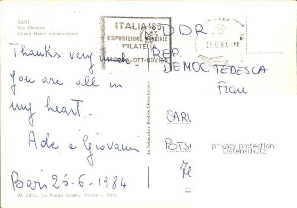 Bari Puglia Via Omodeo – Bild 2