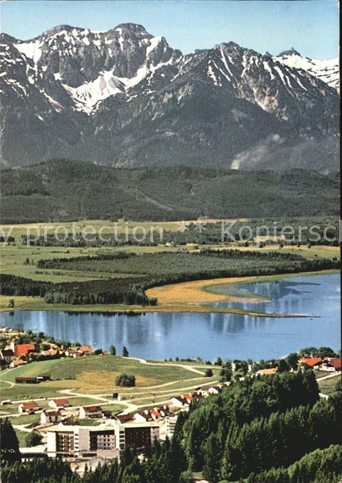 Hopfen See Fliegeraufnahme Kurzentrum Enzensberg