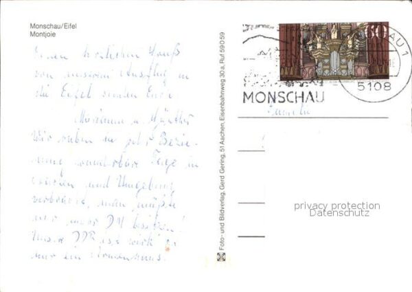 Monschau Stadtpartien Wassermühle Fachwerk – Bild 2