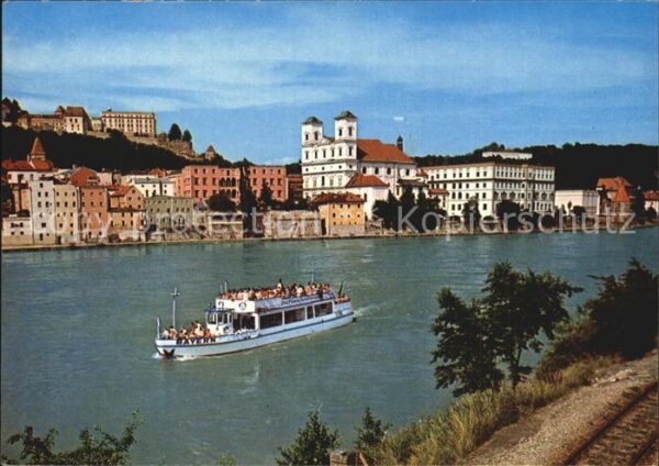 Passau Dreiflüssestadt Innkai