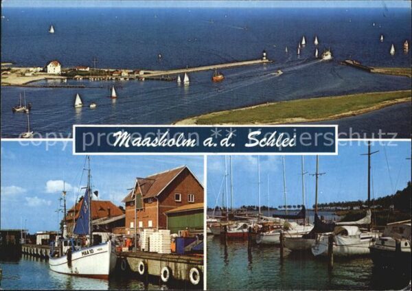 Maasholm Fliegeraufnahme Schleimünde Hafen