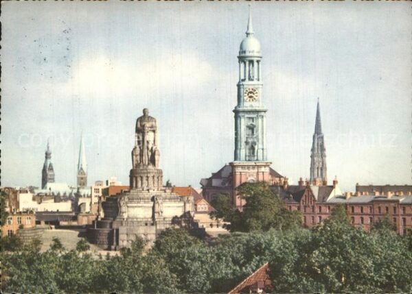 Hamburg Türme der Stadt