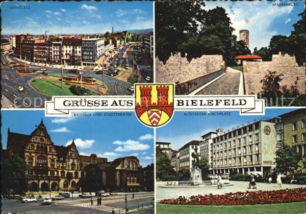 Bielefeld Jahnplatz Sparrenburg Kirchplatz Rathau