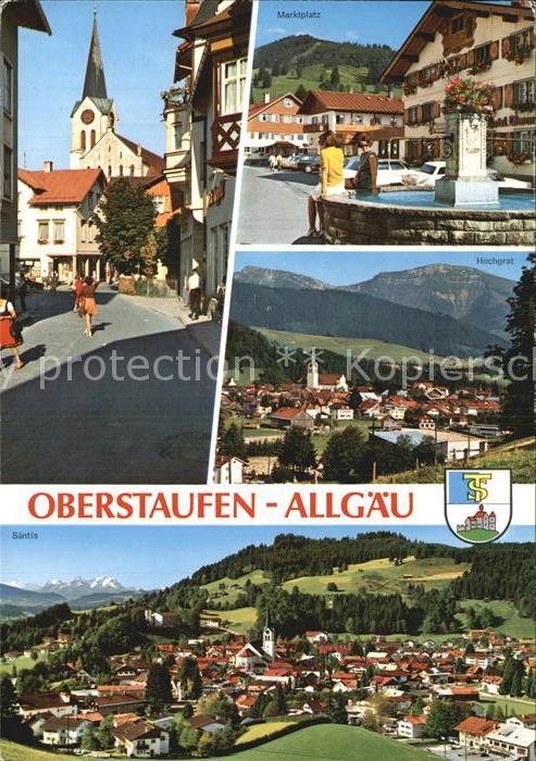 Oberstaufen Fliegeraufnahmen Marktplatz